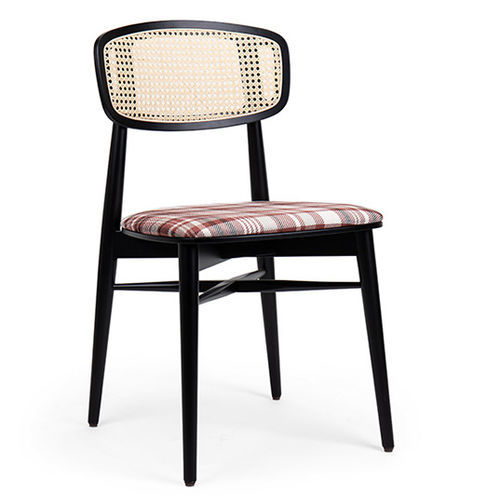 Современный cтул - DONASELLA EST TP WICKER - Fenabel- The heart of seating - для интерьера / из ткани / из дерева