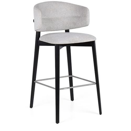 Современный барный стул - COFFEE EST - Fenabel- The heart of seating - для интерьера / из ткани / из дерева