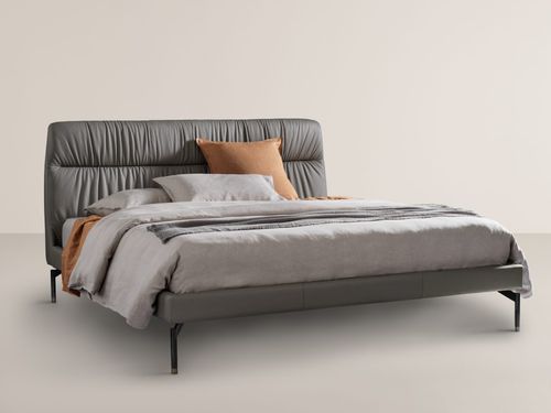Кровать размер king size - Otto - Frag - современная / обитая / с изголовьем