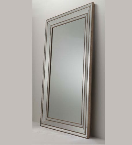 Отдельностоящее зеркало - LUMIERE - 4709/S - Fratelli Boffi - современное / прямоугольное / из дерева