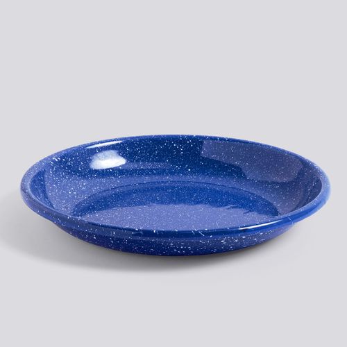 Круглый тарелка - ENAMEL - Hay a/s - из эмалированного металла / синий