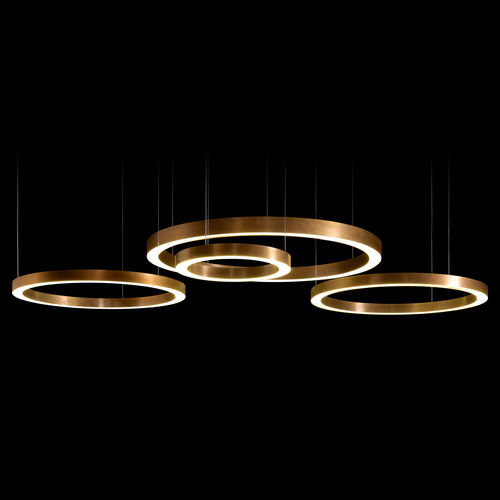 Подвесная лампа - RING - Henge - из латуни / современная / проводная