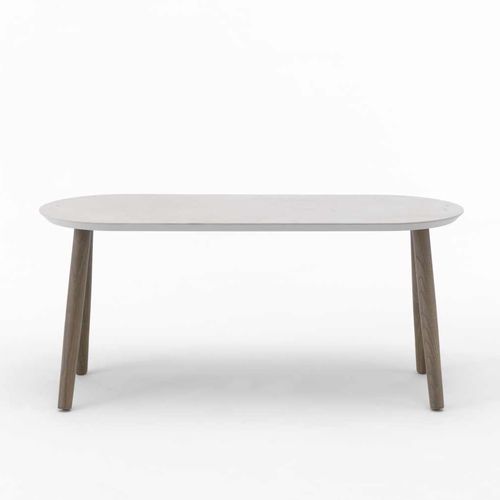 Современный журнальный столик - ASHLEY - I.T.F. DESIGN SRL - из цельной древесины / из ясеня / из керамики