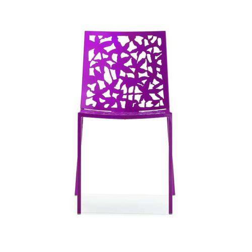 Современный cтул для столовых - PAPEETE - I.T.F. DESIGN SRL - для интерьера / из лакированного металла / штабелируемый