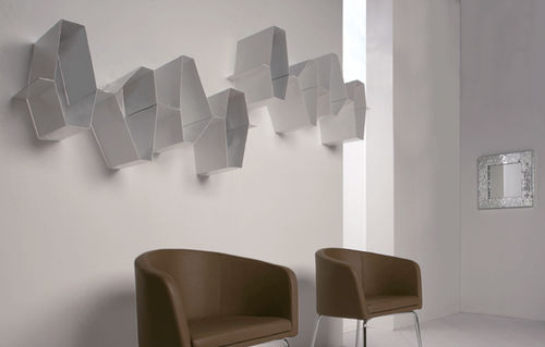 Настенный стеллаж - PLUS MENSOLA - I.T.F. DESIGN SRL - современный / из окрашенного металла / для офиса