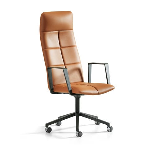 Современное директорское кресло - ARCHAL XL - Lammhults Möbel AB - из кожи / из ткани / из металла