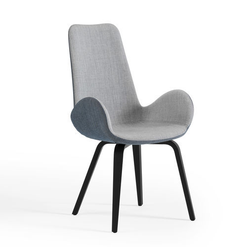 Современное кресло - Dalia PA L_N TS - MIDJ - из ткани / из кожи / из дерева