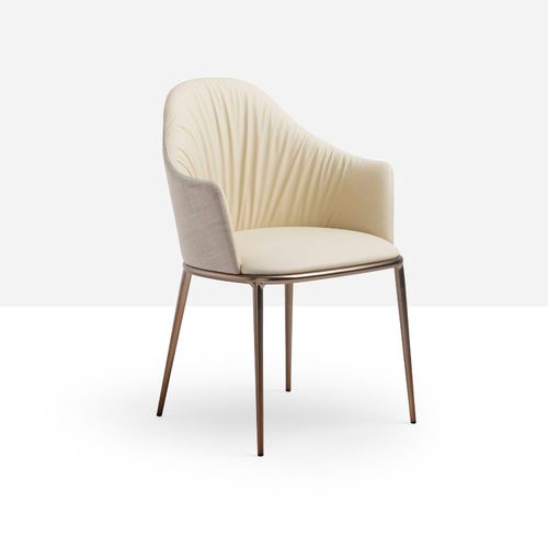Современный cтул - Lea Deluxe P M TS - MIDJ - для гостиной / из ткани / из кожи