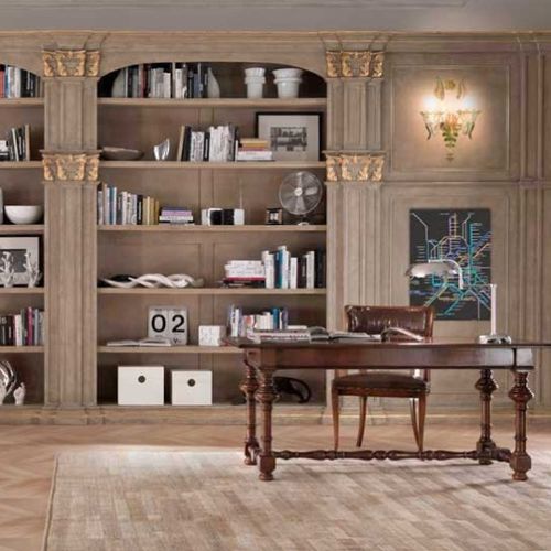 Стилизованный рабочий стол - ART 60 C - Bertelè - из дерева