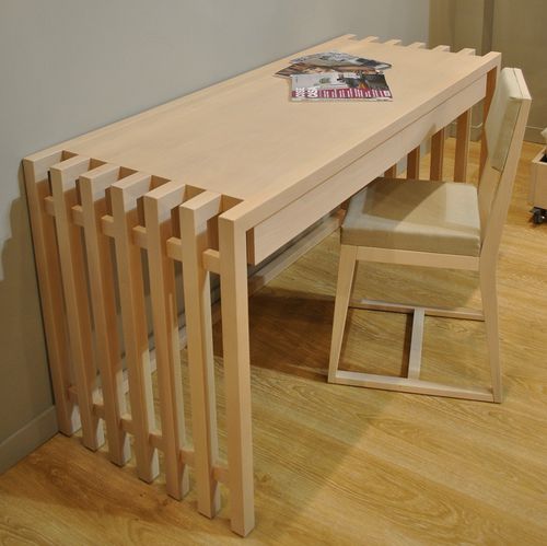 Современный рабочий стол - FABA - NOVO Design Made in Toscana - из цельной древесины