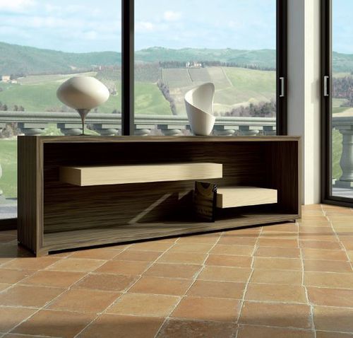Современный буфет - NEDO - NOVO Design Made in Toscana - из цельной древесины / с полкой / на заказ