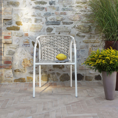 Классический cтул - CAPRI - Roberti Rattan - для наружного применения / из алюминия / из веревки