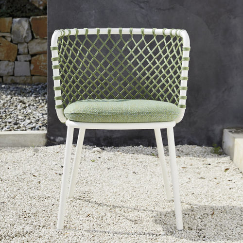 Современный cтул для столовых - CHARME - Roberti Rattan - для наружного применения / для интерьера / из ткани