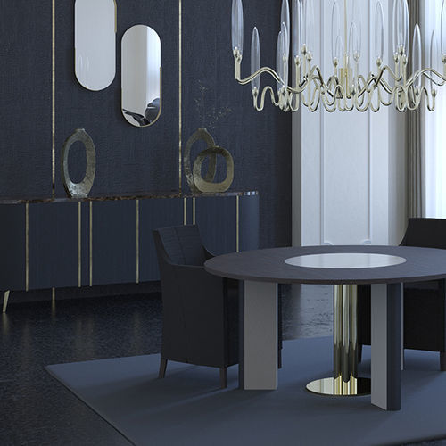 Современный cтул для столовых - Scandal Home Couture - для интерьера / из ткани / обитый
