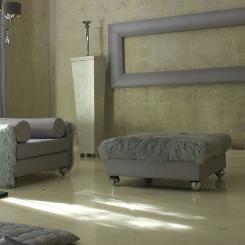 Современная оттоманка - SOLITARIO - Scandal Home Couture - из бархата / из шелка / из металла