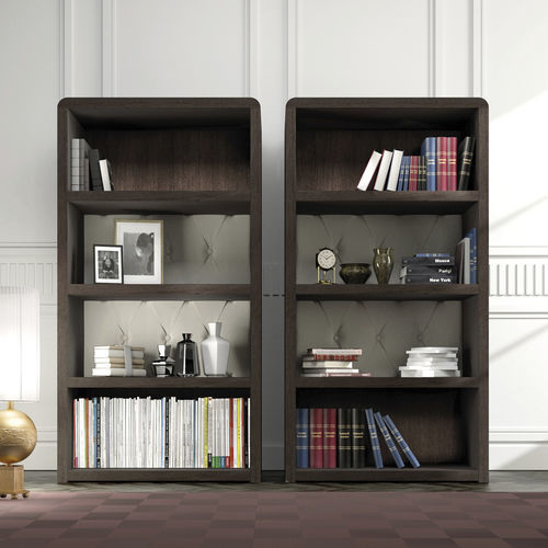 Современный книжный шкаф - WALL STREET - Scandal Home Couture - из дерева / по индивидуальному заказу / коричневый