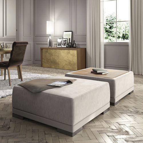 Оттоманка из ткани - BILBAO - Scandal Home Couture - из кожи / из дерева / квадратная