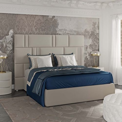 Двуспальная кровать - MYFAIR - Scandal Home Couture - современная / обитая / с обитым изголовьем