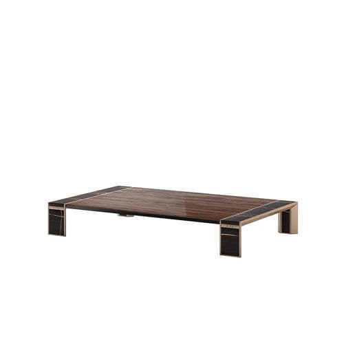 Современный журнальный столик - Desire  - Siwa Soft Style Home - из дерева / с основанием из металла / прямоугольный