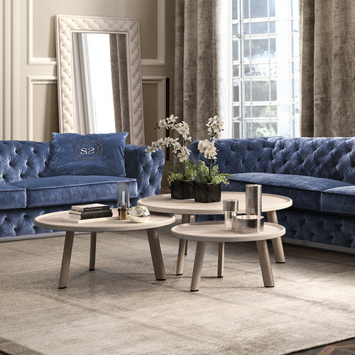 Современный стол Жигонь - Wave - Siwa Soft Style Home - из МДФ / с основанием из металла / с основанием из МДФ