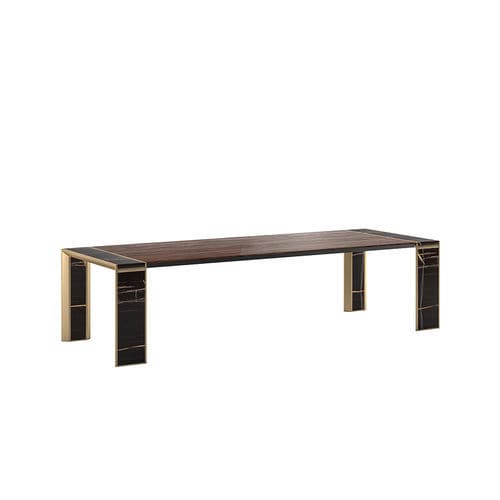 Современный обеденный стол - Desire - Siwa Soft Style Home - из дерева / с основанием из металла / с основанием из мрамора