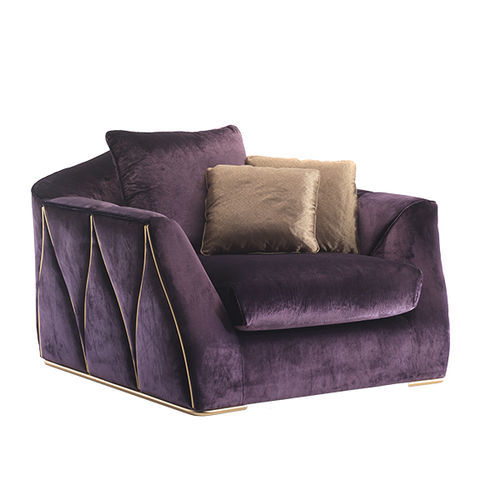 Современное кресло - Arcadia  - Siwa Soft Style Home - из ткани / со съемной подушкой / Сделано в Италии
