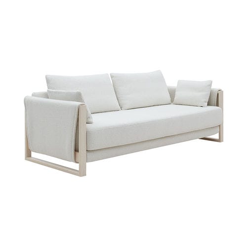 Диван кровать - MADISON WOOD - SOFTLINE - современный / из ткани / с подлокотниками