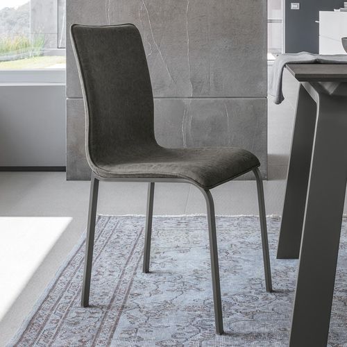 Современный cтул - GLAMOUR - Target Point - для интерьера / из искусственной кожи / с основанием из лакированного металла
