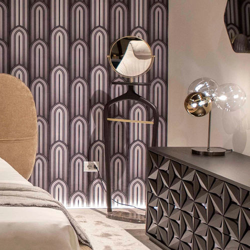 Напольная вешалка для костюмов и брюк - CALLISTO - Tonin Casa - из металла / из цельной древесины / из мрамора