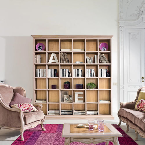 Высокий книжный шкаф - ALEXANDER - Tonin Casa - классический / из дерева
