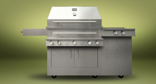 Гибридное барбекю - K750HS - KALAMAZOO OUTDOOR GOURMET - для профессионального использования / встраиваемое / из металла