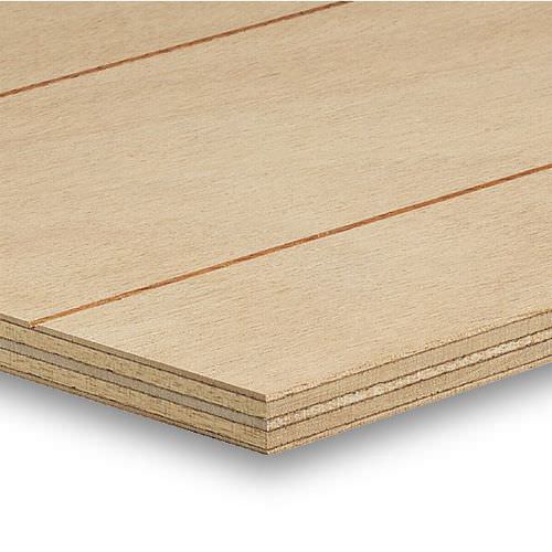 Строительная фанерная панель - FACADE PREMIUM : OKOUMÉ RAINURÉ 1 SIDE - Groupe Joubert - для столярных изделий / FSC-сертифицированная / из дерева