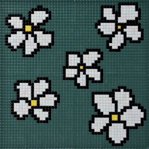 Мозаика из стекла - MODULAR FLOR - REVIGLASS,S.A. - гладкая / для интерьера / для наружного применения
