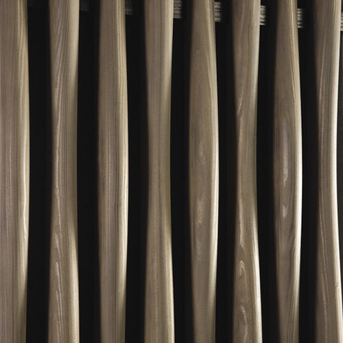 Акустическая панель для стены - LINEA BAMBOO WAVE - LAUDESCHER - из цельной древесины / из дуба / из сосны