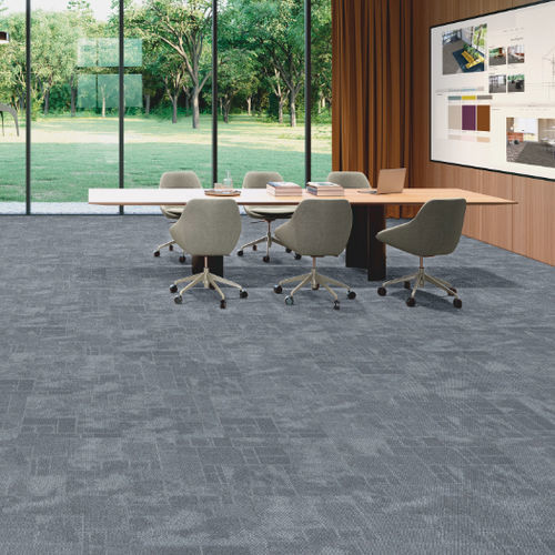 Ковровое покрытие из плит - STONE COMFORTWORX®  - Shaw Contract - тафтинговое / с вытяжным ворсом / из полиамида