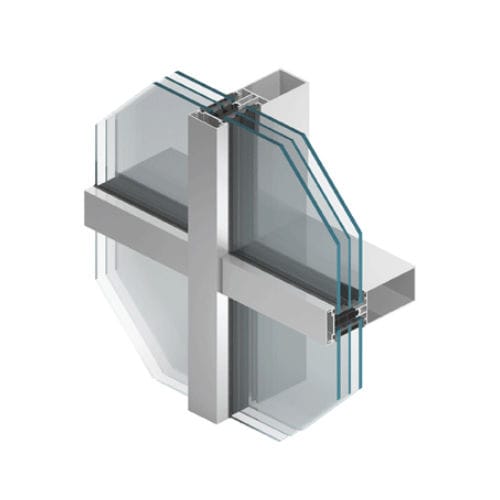Фасад из стекла - MB- SR50N - Aluprof S.A
