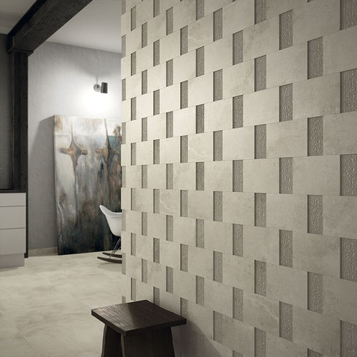 Плитка из керамогранита - MIDLAND - Land Porcelanico - полированная / 3D / для интерьера