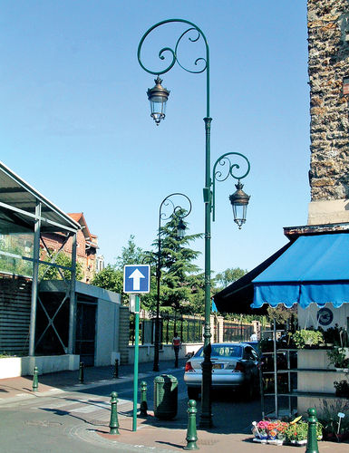 Столб для освещения - RIVOLI - Fontes de Paris - из чугуна