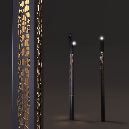 Современная световая колонна - CREILLE - Technilum - из алюминия / LED / для наружного применения