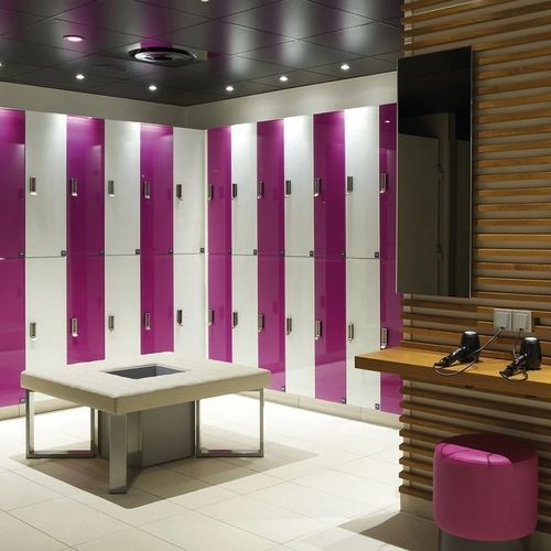 Шкафчик для раздевалки из стекла - ETOILE - Fit Interiors - для общественных учреждений / для профессионального использования / для спортивного учреждения