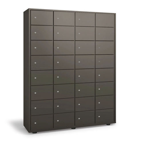 Современная мебель для обуви - T-RACK - Fit Interiors - самонесущая / из меламина / для бытового использования