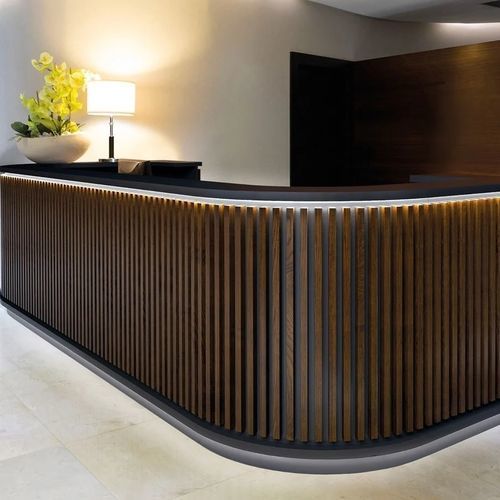 Модульная административная стойка - NORDIC - Fit Interiors - из меламина / с подсветкой