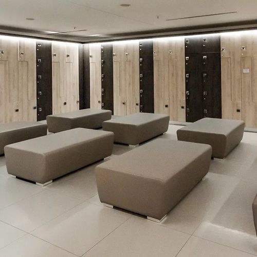 Современная скамейка - LINGOTTO - Fit Interiors - из искусственной кожи / без спинки / без подлокотников