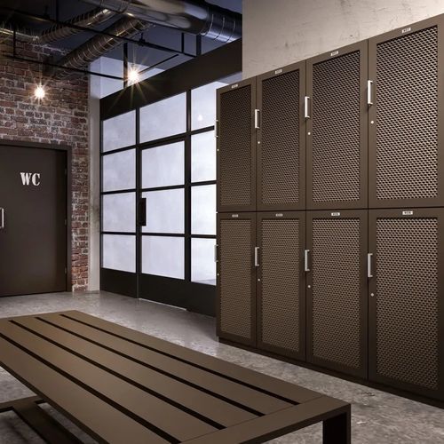 Шкафчик для раздевалки из металла - FACTORY - Fit Interiors - для общественных учреждений / для спортивного учреждения / для профессионального использования