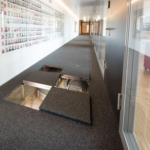 Конструкция для технического пола из металла - TYPE 5 - Lenzlinger Access Floors - с высоким сопротивлением / для интерьера