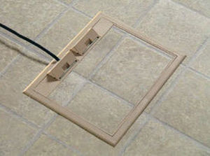 Встраиваемый электрический блок - PMC50-A - FBS - Floor Box Systems - напольный / для розетки