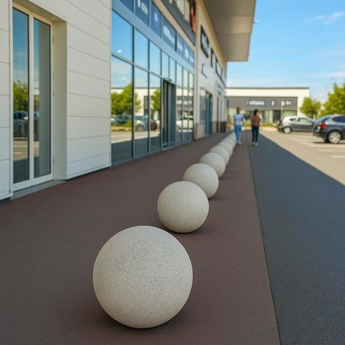 Защитный боллард - BOS - Francioli - противопарковочный / из бетона / для общественных мест