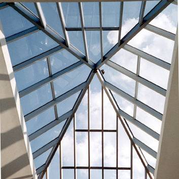 Фонарь для кровли - SKYGARD 2500® - EXTECH Exterior Technologies, Inc - с двойным остеклением / с петельным крюком / из стекла