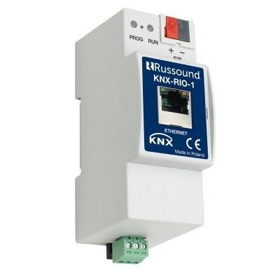 Шлюзовый блок интерфейса - KNX-RIO-1 - Russound - на DIN-рейке / для протокола KNX / IP