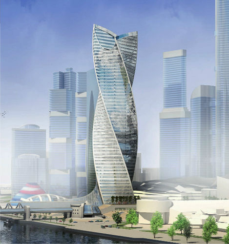 Тонкостенная перегородка самонесущий каркас - EVOLUTION TOWER - Josef Gartner - из металла и стекла